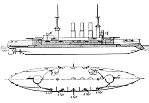 Deutschland class line-drawing