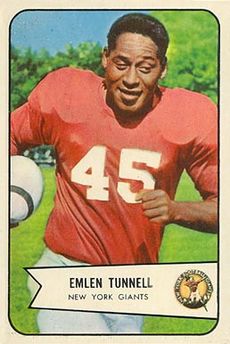 Emlen Tunnell 1954 Bowman