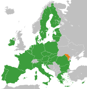 European Union Moldova Locator