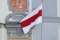 Flag of Belarus in Budejovice