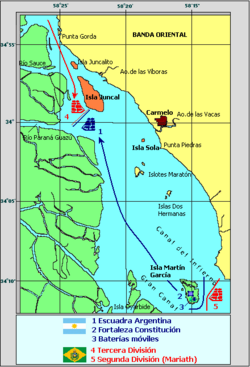 Disposition of naval forces on the eve of battle