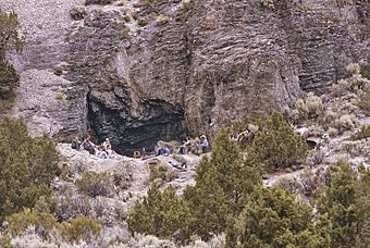 Gatecliff Rockshelter 1974-1.jpg