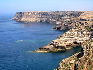 Gregale cliffs lampedusa