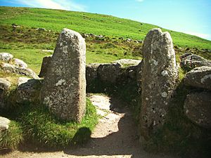 Grimspound Entrance