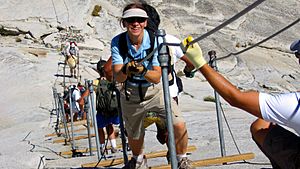 Half Dome--cables