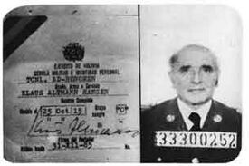 Klaus Barbie Bolivian secret police