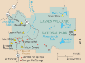 Lassen VNP map