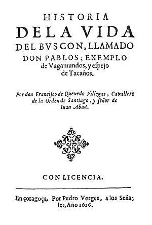 Quevedo El Buscon 1626.JPG