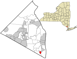 Location in Rockland County and the state of New York.