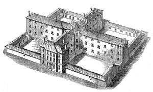 Sampson Kempthorne workhouse design for 300 paupers