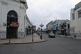 Talca main comercial street