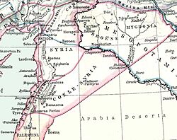 Location of Syria