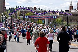 Bloomsday Run Finish Line 2010.jpg