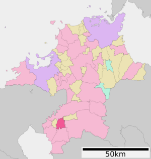 Location of Chikugo