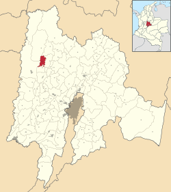 Location of the municipality and town of Gómez Plata in the Antioquia Department of Colombia