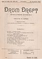 Drum Drept - Coperta - 31 decembrie 1915