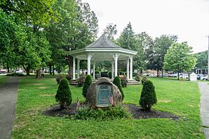 Gazebo in the Village Green, Clinton, Oneida County, New York