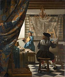 Jan Vermeer - The Art of Painting - Google Art Project