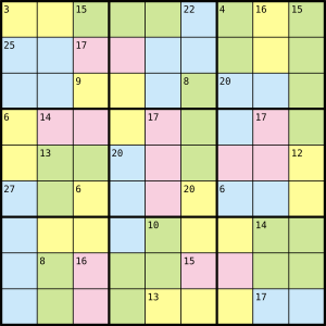 Killersudoku color