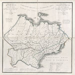 Map of Yakut oblast