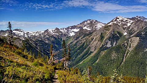 Mount Mystery seen from east