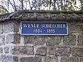 Plaque rue Schoelcher