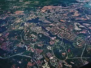 Putrajaya aerial view