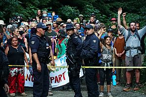 RCMP-FairyCreekBlockade