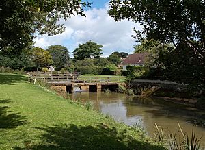 River Yar, Alverstone, IW, UK