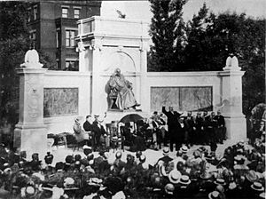 Samuel Hahnemann Monument dedication