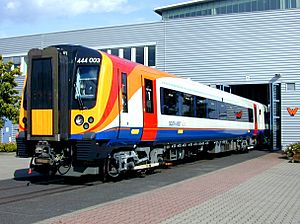 SouthWestTrains 444 at Wildenrath