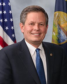 Steve Daines official Senate portrait