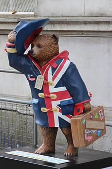 "Paddington is Great", Paddington Bear, Downing Street - geograph.org.uk - 4235852