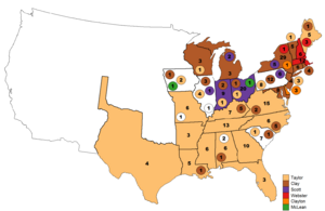 1848WhigPresidentialNomination1stBallot