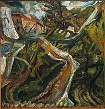 1920, Soutine, Chemin de la Fontaine des Tins at Céret