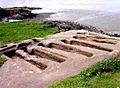 Ancient stone graves at St. Patrick's Chapel, Heysham - geograph.org.uk - 333469