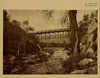 At Devil’s Gate Near Pasadena