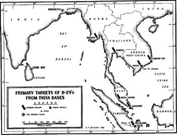 B-29 targets from India