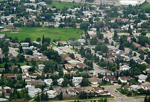 Beaumont from an Airplane, Alberta