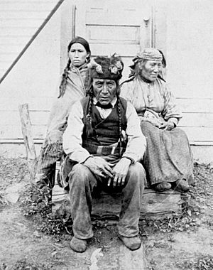 Beaver chief and family Peace River area Alberta NA-1440-8.jpg