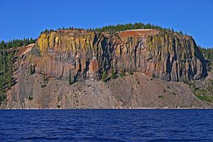 Crater Lake Lichen Wall