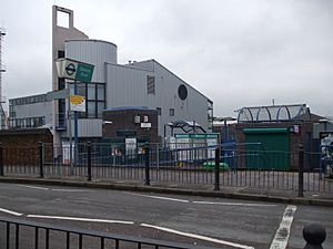 Devons Road DLR stn entrance