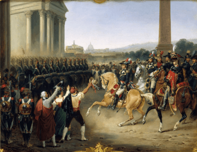 Entrée de l’Armée française à Rome - Hippolyte Lecomte