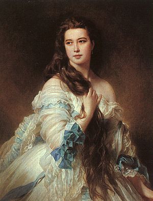 Franz Xaver Winterhalter Portrait of Madame Barbe de Rimsky-Korsakov