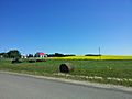 Iconic Barn and Hay Bale - panoramio