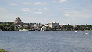 Middletown CT river skyline