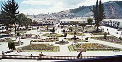 Plaza mayor huamachuco