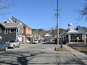 Westminster Street in the center of Walpole