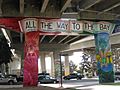 All the Way to the Bay mural in Chicano Park