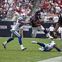 Arian Foster leaps